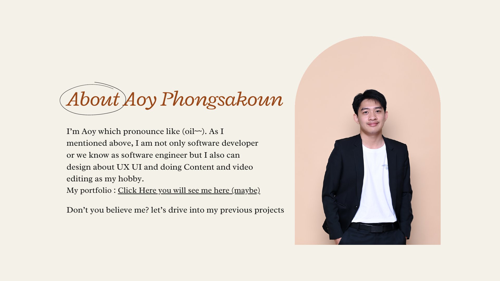 UX/UI portfolio slide 2