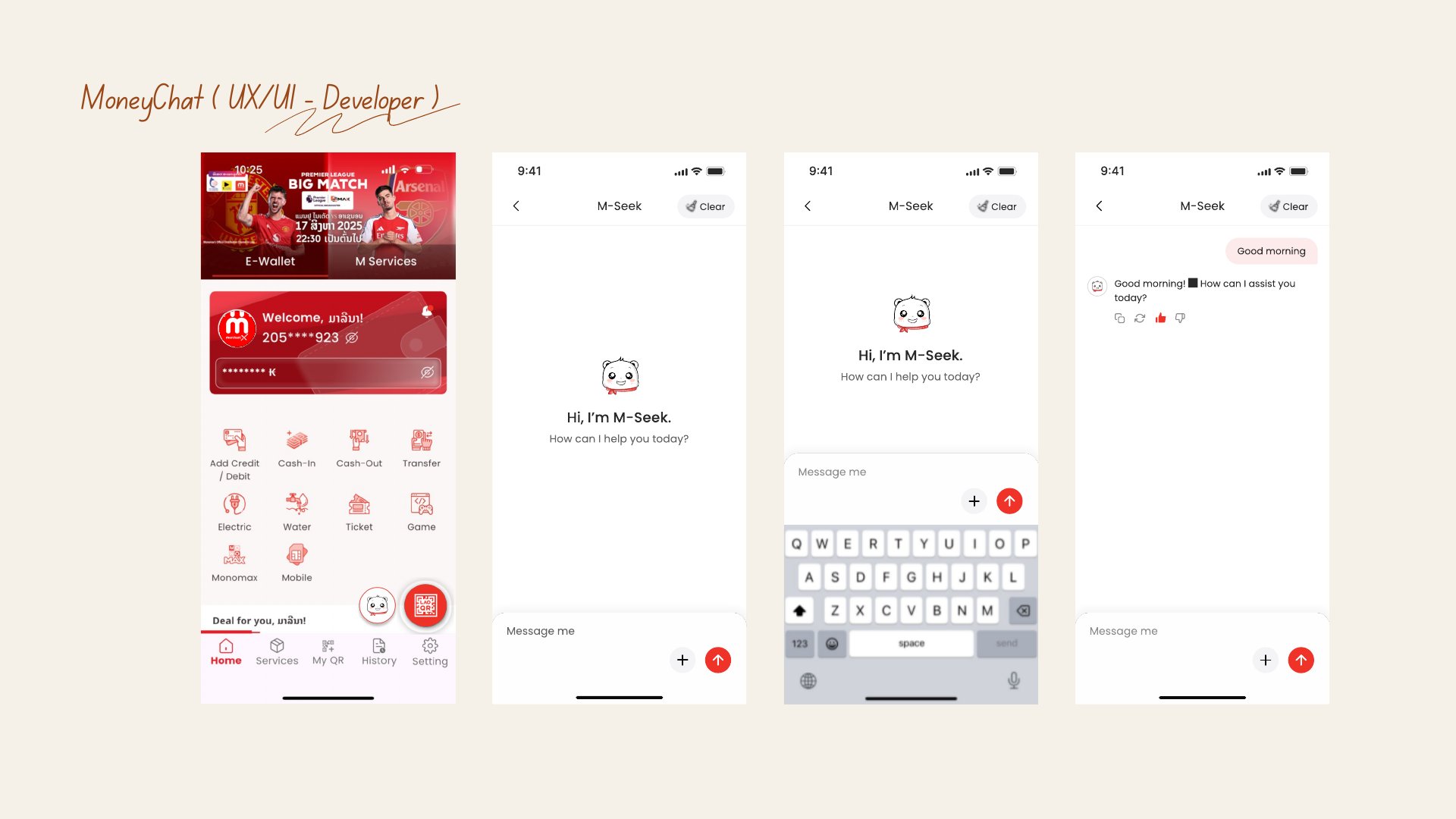 UX/UI design portfolio preview